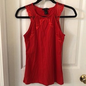 H&M Red Lace Tank (S)
